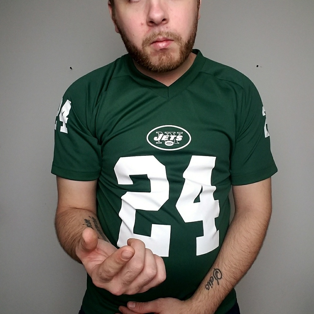 New York Jets Revis 24 Large Youth Jersey